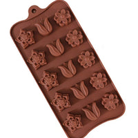 12 Cavity Silicone Chocolate Mold