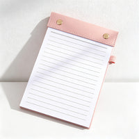 A5 Clipboard Notepad – Refillable Writing Pad with Pen Loop (150 Sheets)