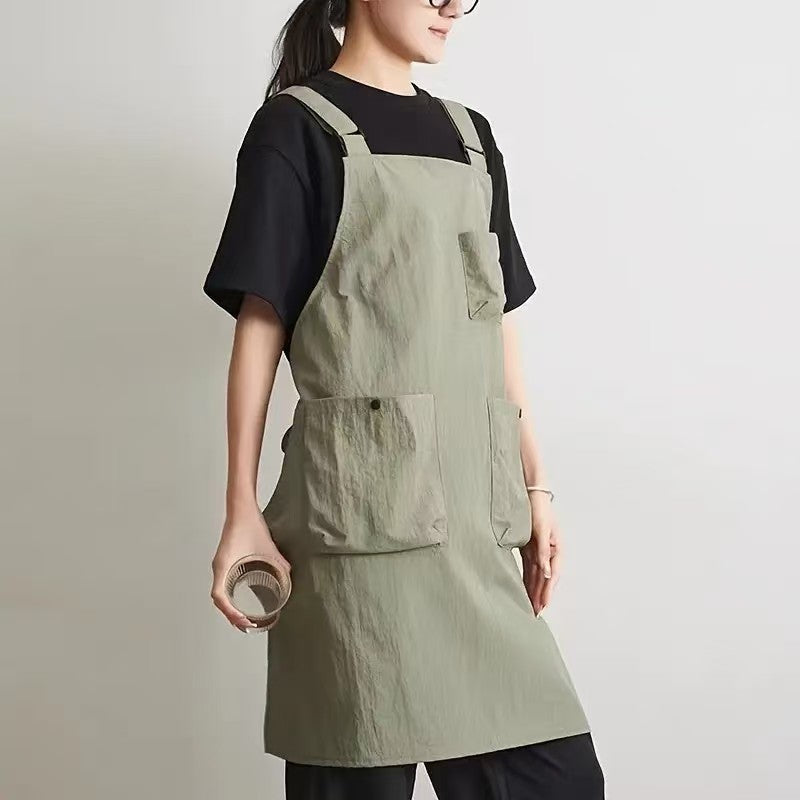 Utility Bib Apron Water Resistant Work Apron