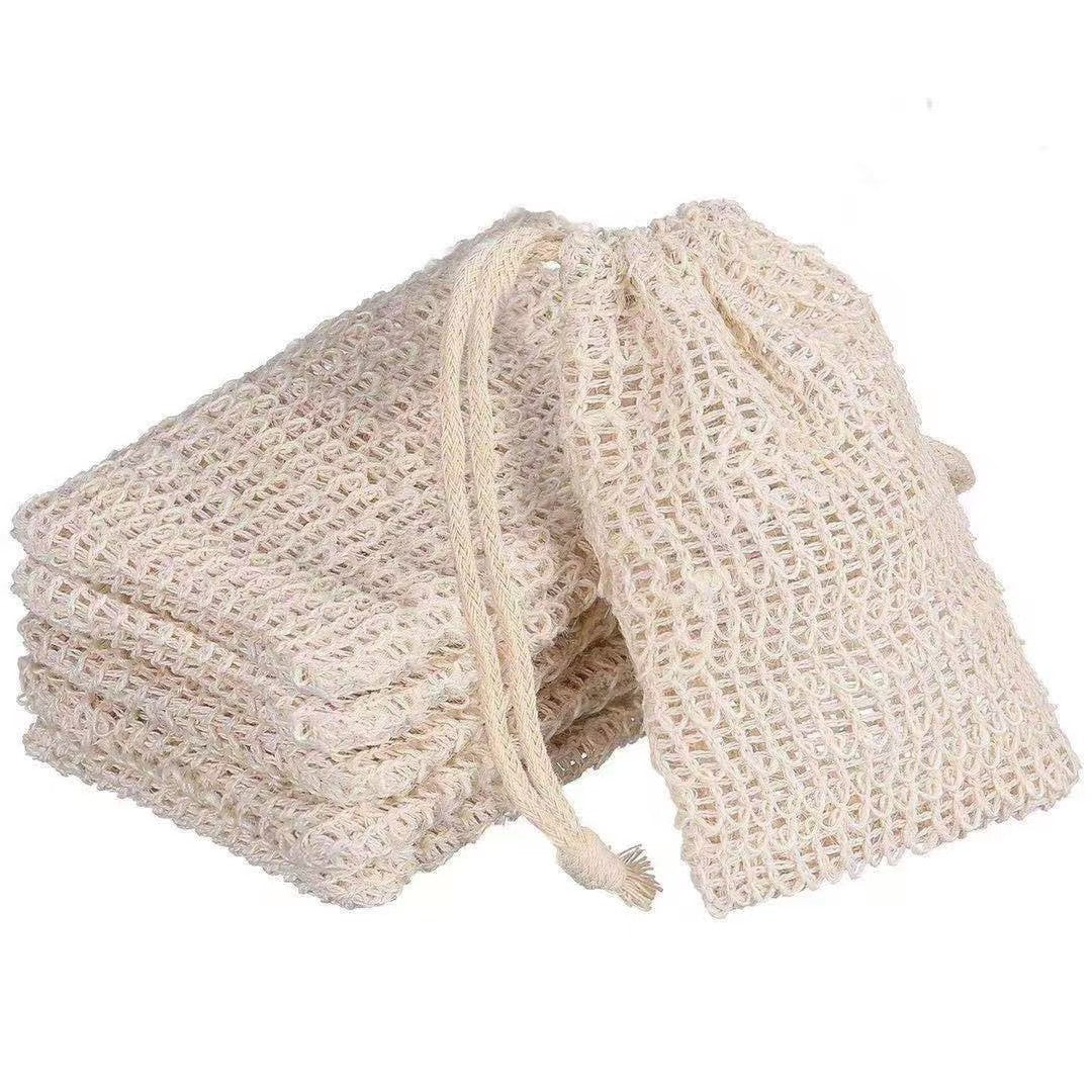 Ramie Soap Saver Bag Hanging Lather Pouch