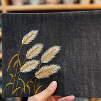 Reed Whisper Embroidered Tea Mat