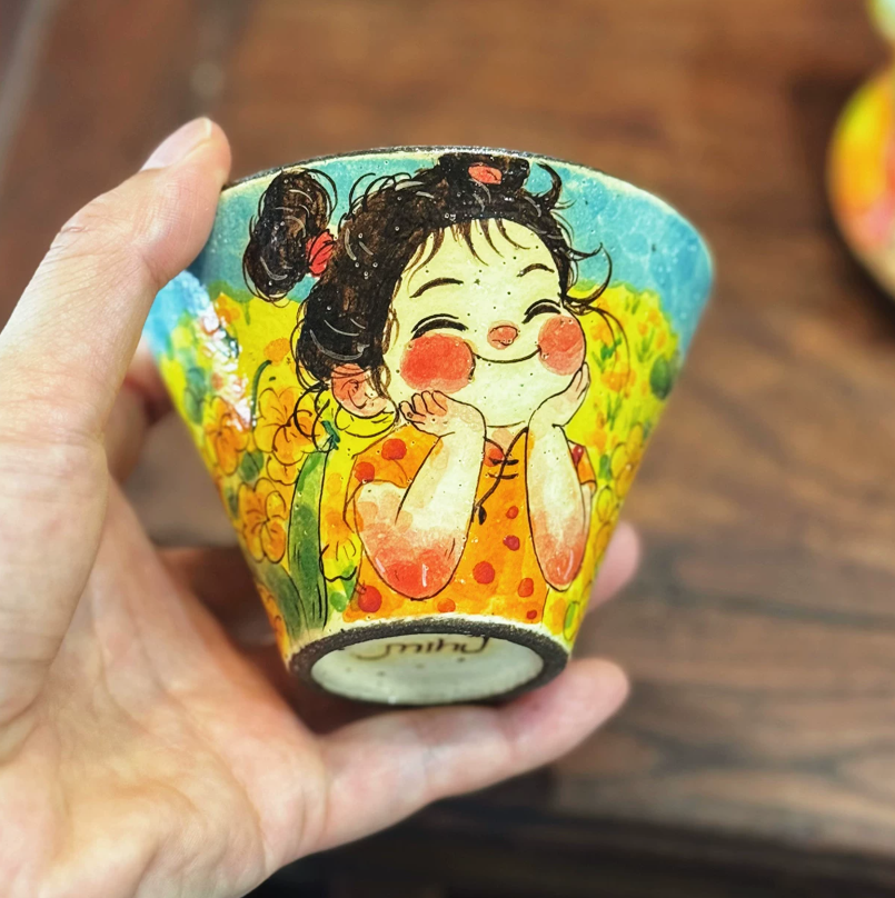 Five-Color Treasure Vessel Tea Set