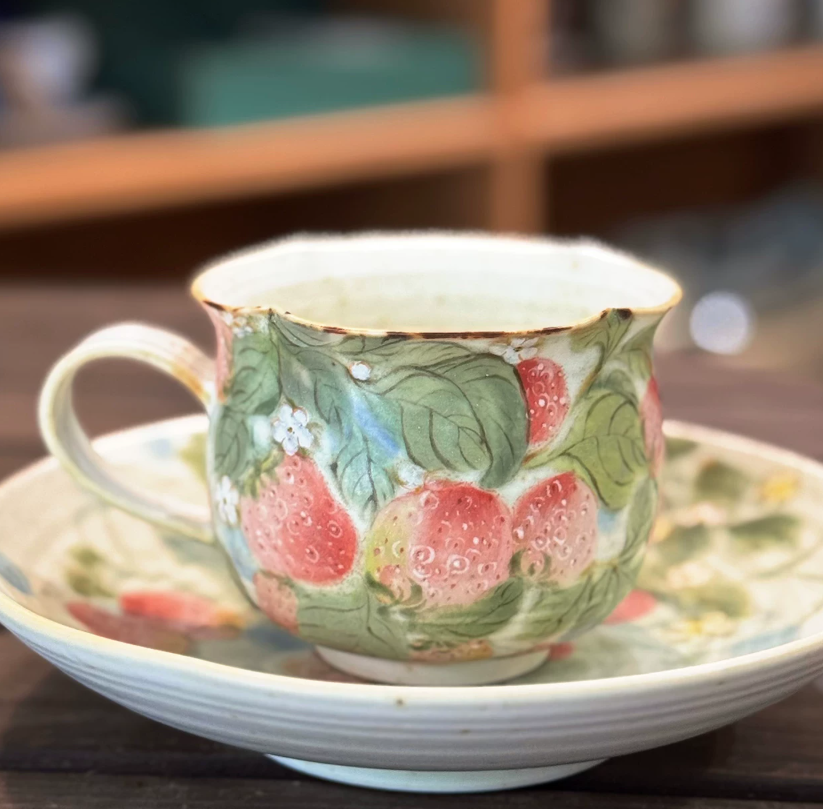 Wild Strawberry Morning Coffee Set