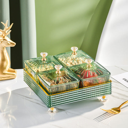 Compartment Candy Tray – Decorative Snack Serving Dish