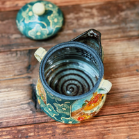 Golden Durian Treasure Pot Tea Set