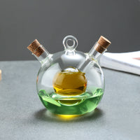 Borosilicate Glass Oil & Vinegar Dispenser – Fine Spout Seasoning Bottle