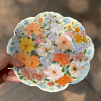 Blooming Garden Artisan Serving Plate