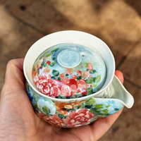 Autumn Canvas Handcrafted Treasure Teapot
