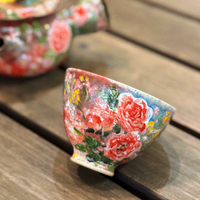 Impressionist Clay Side-Handle Tea Duo