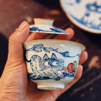 Ink Whiskers Blue Blossom Tea Collection