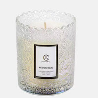 Embossed Glass Scented Candle