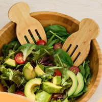Bamboo Salad Server Stirring Spoon Kitchen Tool