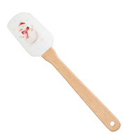 Christmas Silicone Spatula with Beech Wood Handle