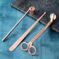 3 Piece Candle Care Set Wick Trimmer Snuffer and Lighter
