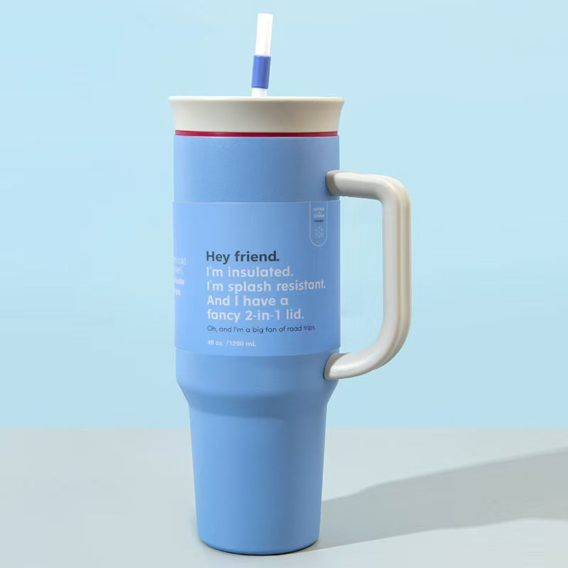 40oz Insulated Tumbler with Straw