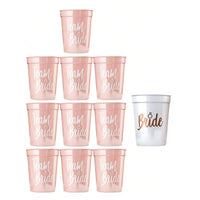 Macaron Color Plastic Party Cup Reusable Tumbler