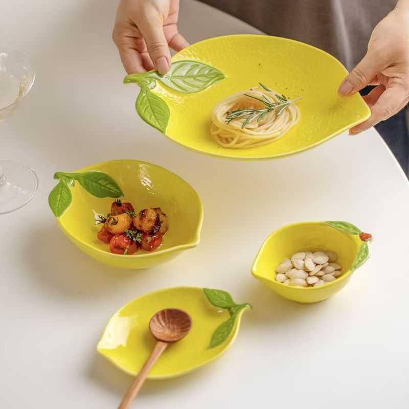 Lemon Design Ceramic Bowl