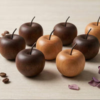 Apple Shape Wooden Aroma Diffuser Essential Oil Holder