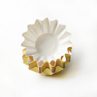Disposable Paper Cup – Eco-Friendly Ripple Design Party & Dessert Serving Cups