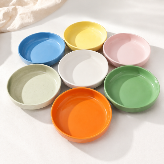 Thickened Melamine Round Bowls – Multi-Color Snack, Fruit, Steamed Egg & Vegetable Serving Bowls