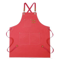 Thick Canvas Waterproof Oil-Resistant Work Denim Apron
