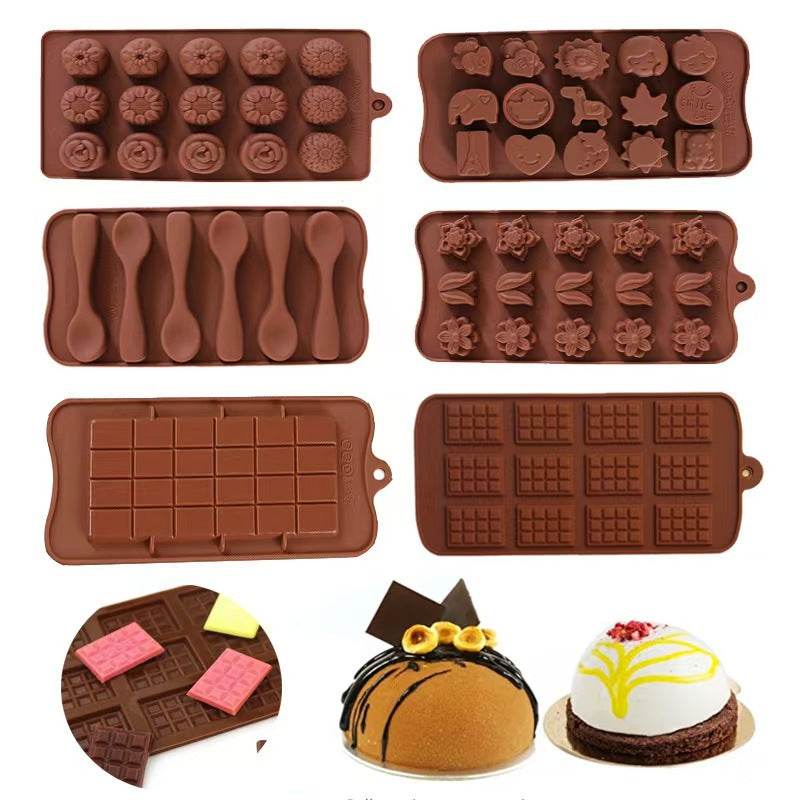 12 Cavity Silicone Chocolate Mold