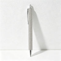 Bling Bling Rhinestone Retractable Ballpoint Pen – Luxury Metal Gift Pen for Office, School & Wedding