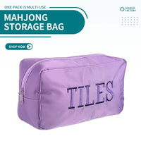 Portable Mahjong Storage Bag – Large Capacity Zipper Organizer Pouch for Travel, Home & Daily Storage