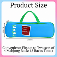 Mahjong Rack Carrying Bag with Handles