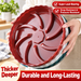 Round Plastic Plant Saucer 36cm Thickened Swirl Design Flower Pot