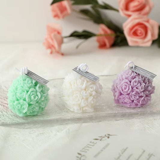 Floral Ball Scented Candle
