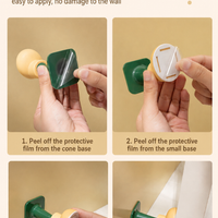 Wall Mounted Door Stopper – Soft Bumper Protector for Door & Wall