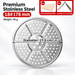 Stainless Steel Steamer Rack Round Folding Steaming Tray for Pots