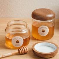 Glass Honey Jar with Airtight Lid