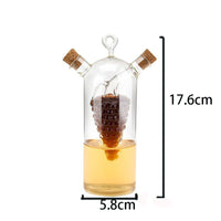 Borosilicate Glass Oil & Vinegar Dispenser – Fine Spout Seasoning Bottle