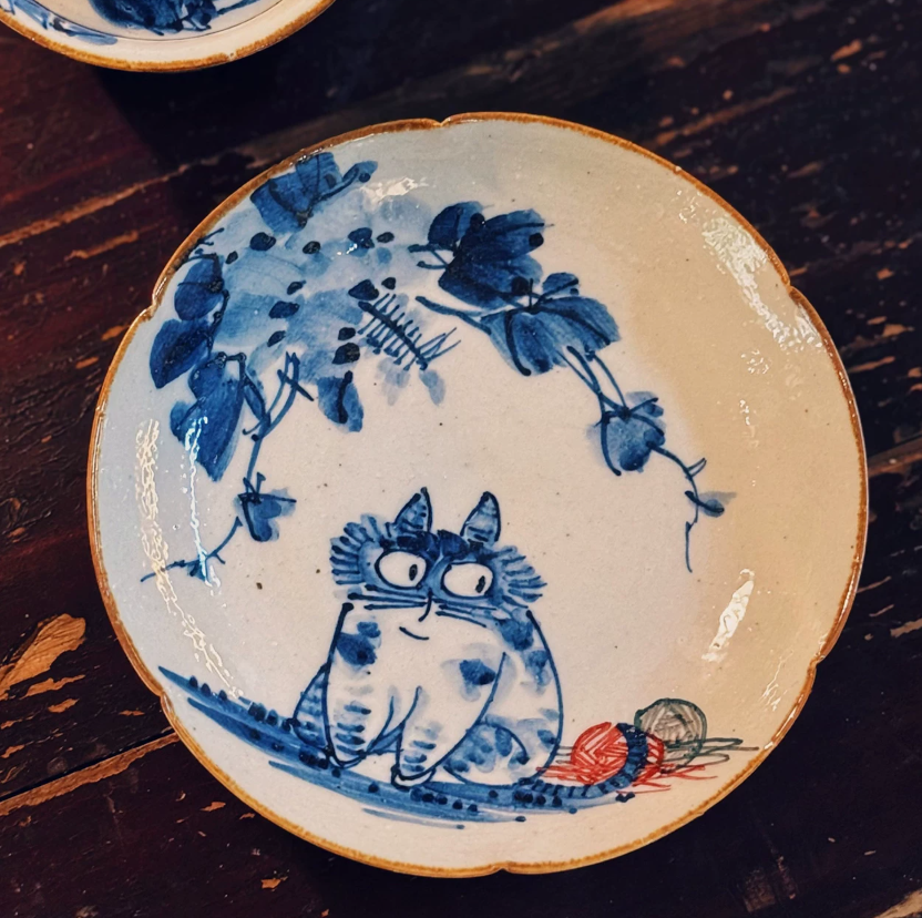 Ink Whiskers Blue Blossom Tea Collection