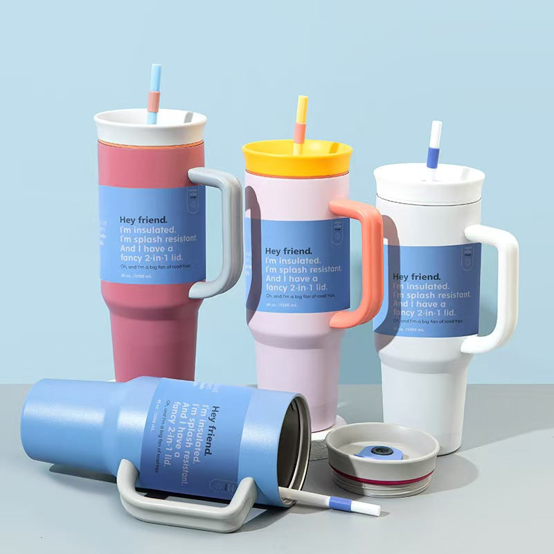 40oz Insulated Tumbler with Straw
