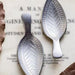 Vintage Leaf Embossed Stainless Steel Teaspoon
