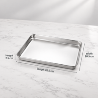 Flat Bottom Food Tray for Rice Noodle Rolls, Steaming and Food Serving