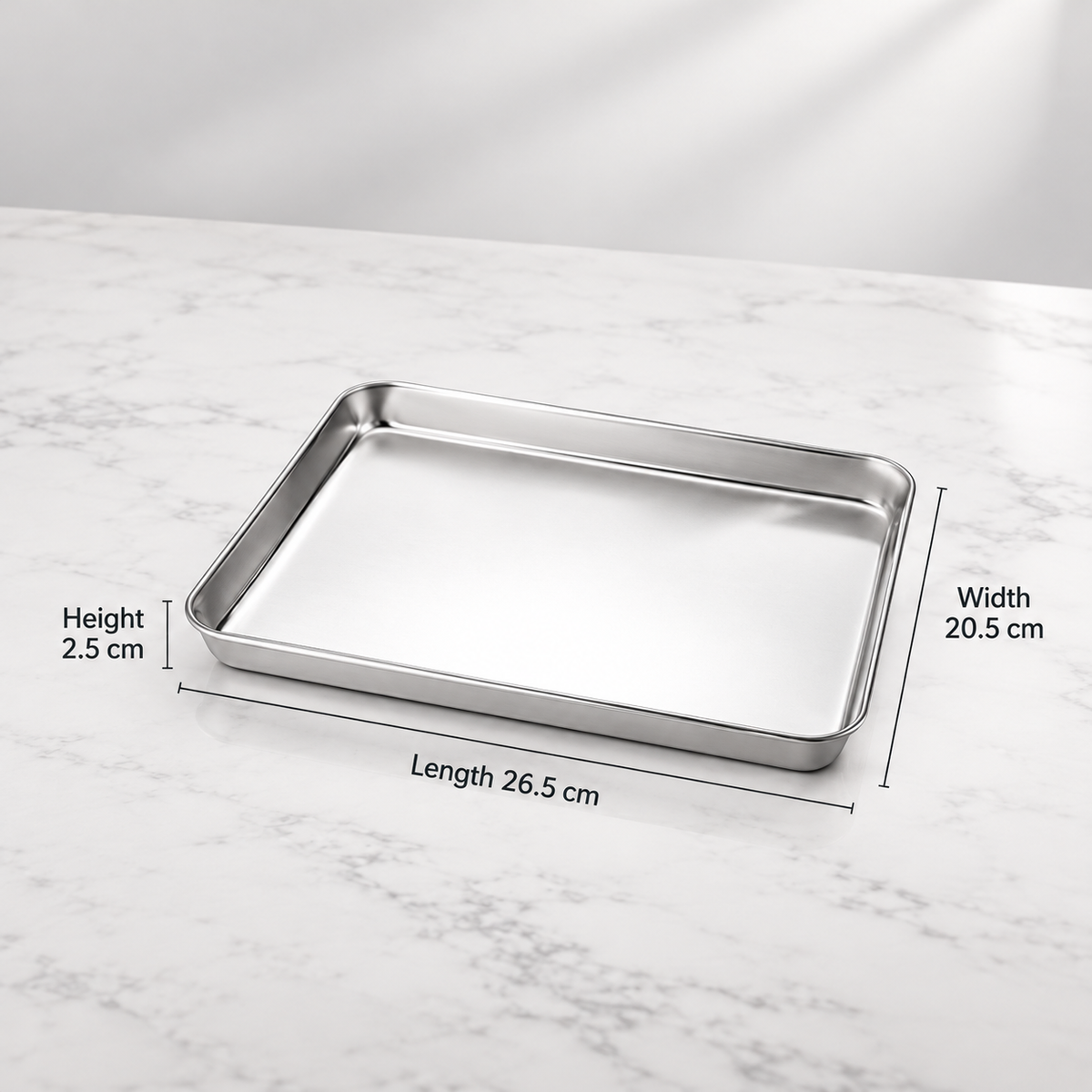 Flat Bottom Food Tray for Rice Noodle Rolls, Steaming and Food Serving