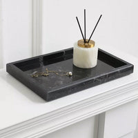 Premium Natural Marble Vanity Tray – Elegant Storage & Display Organizer