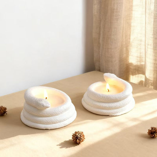 Space Rock Texture Animal Candle