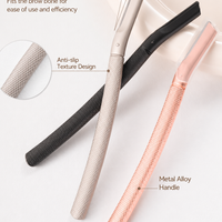 Replaceable Blade Metal Eyebrow Razor