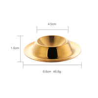 Stainless Steel Egg Cup Holder, Metallic Egg Stand