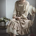Vintage Ruffle Cotton Apron