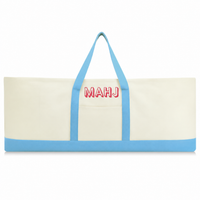 Large Canvas Mahjong Carrying Bag