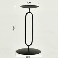 Romantic Decorative Candleholder, Iron Craft