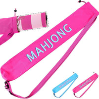 Large Mahjong Set Travel Bag – Portable Storage Case with Shoulder Strap for Game Night & Outdoor Use