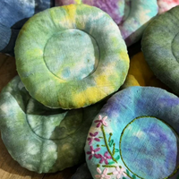 Floral Nest Embroidered Tea Coaster
