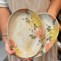 Mountain Rabbit Rustic Oval Serving Plate